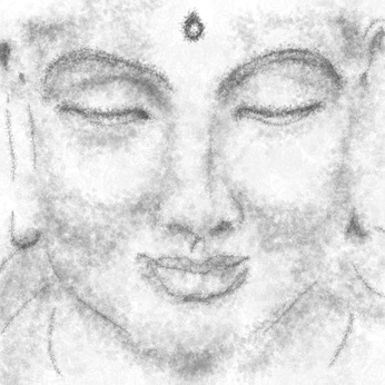 portrait of meditating yogi